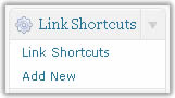 Menu do Link Shortcuts
