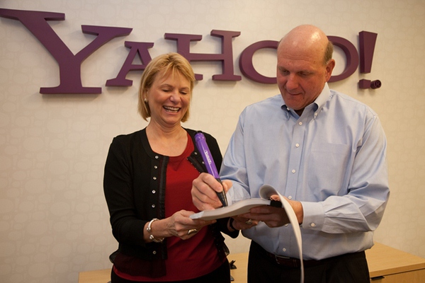 Yahoo e Microsoft