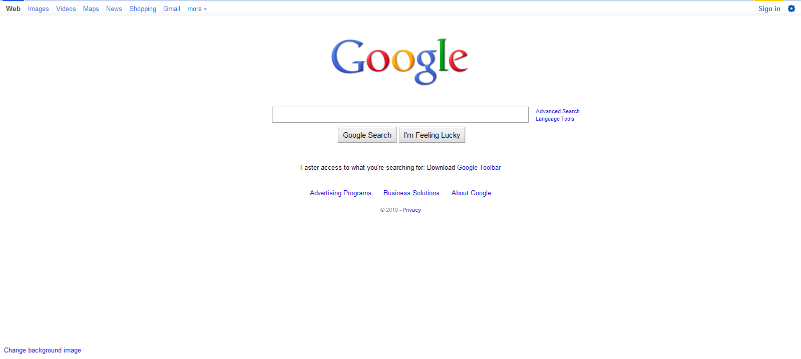 Google - Nova Interface