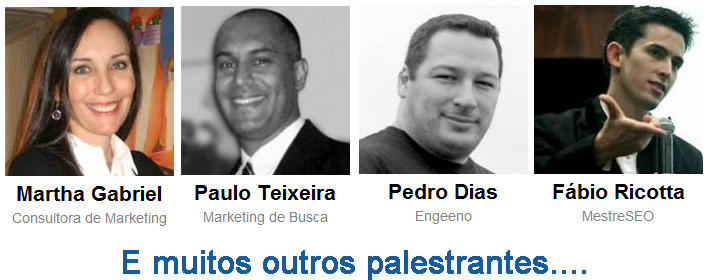 Palestrantes do Search Masters Brasil