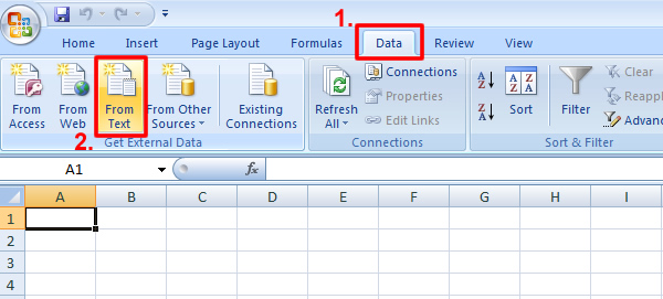 Importar arquivo CSV no Excel