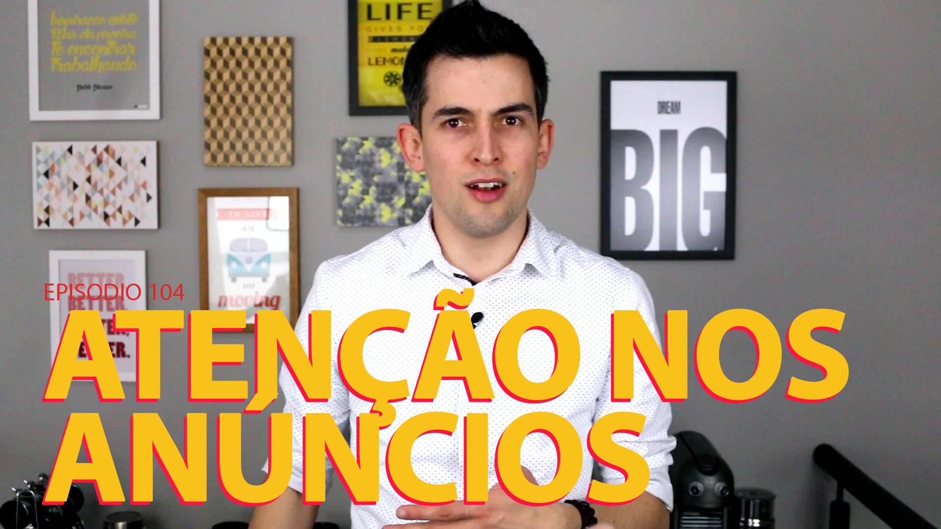 atenção nos anúncios