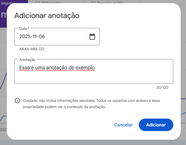 Google Search Console - Anotações