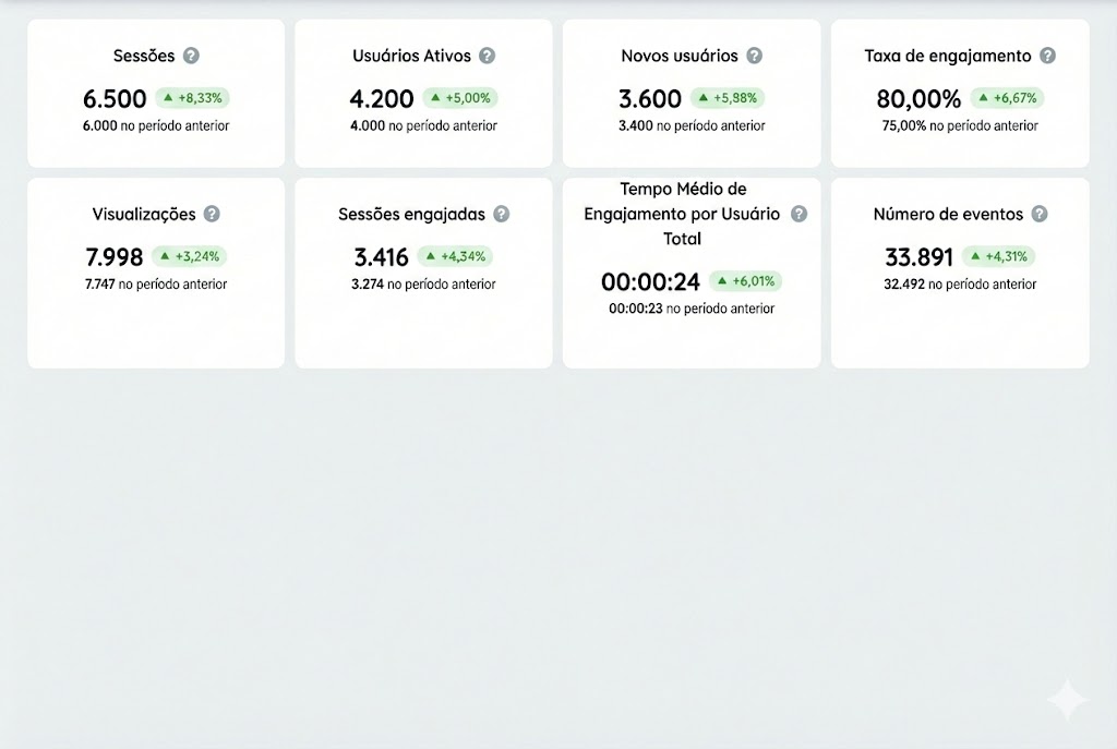 Como Criar Dashboards de Acessos e Visitantes No Seu Site: Sessões e Usuários
