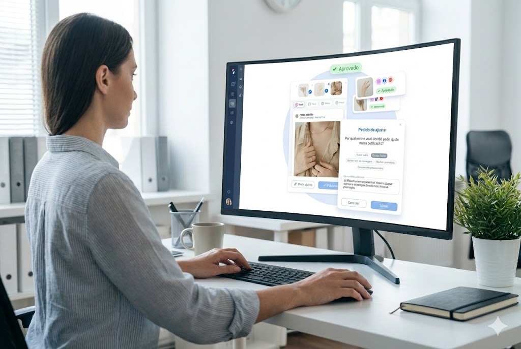 Gestão de Redes Sociais: Fluxo de Aprovações