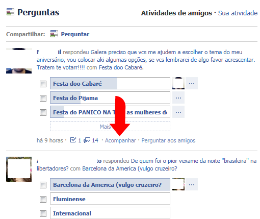 Facebook Questions Mais Conteudo E Interacao